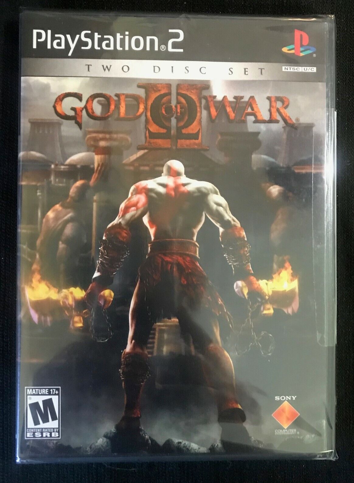 God of War ll 2 Sony PlayStation 2 Black Label (retail-security theft  -sealed