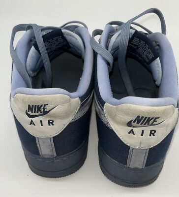 RARE Nike Air Force 1 Premium Slate Blue 11.5 Shoe CI1116-400 D9