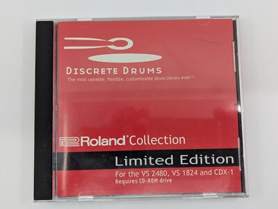 Roland Collection Limited Edition Discrete Drums CD for VS2480 VS1824 & CDX-1