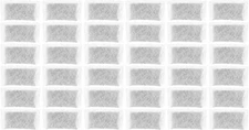 Activated Charcoal Water Filters For Megahome Countertop Water Distiller, 36 pcs