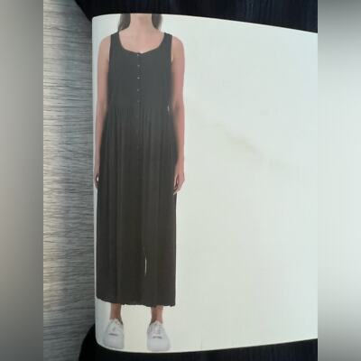 chinese dress ladies Button-Front Striped Midi Dress Small / Ivory