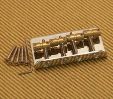 WBBCCR Wilkinson 4-String Chrome Bass Bridge for Fender P/Jazz Bass