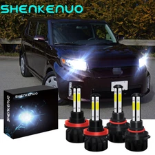 For Scion 2008- 2015 HD Front LED Headlight Bulbs Hi/Low Beam 6000K 4x White