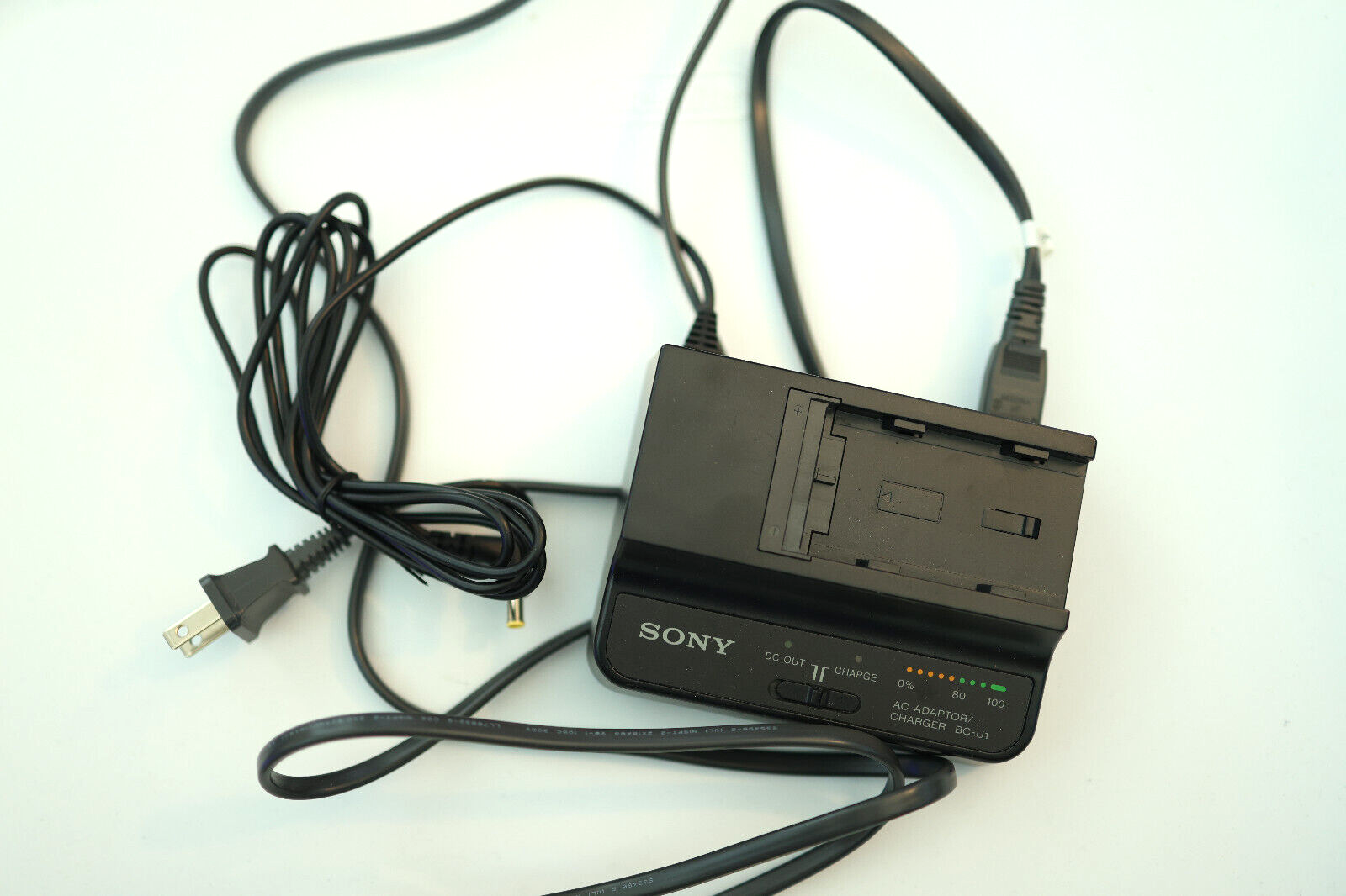 Genuine Sony BCU1 Battery Charger AC Adapter for BPU30 BPU60 BP