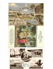 TONGA Postcards, Commercially Used & Mint    (3 items)