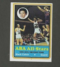 1973-74 TOPPS ABA ALL-STARS MACK CALVIN #230  (FREE SHIPPING)