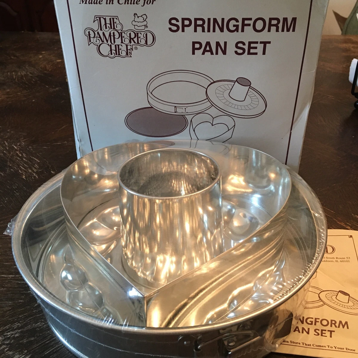 Springform pan top pampered chef