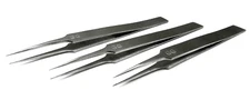 3 PCS #GG Tweezers Antimagnetic Jeweler Beading Jewelry Watch Soldering Repair