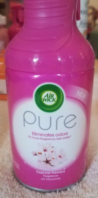 Air Wick Pure 5.5oz Air Freshener Spray, Tropical Flowers-Brand New-SHIPS N 24 H