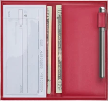 Leather Checkbook Cover for Personal Checkbook, Checkbook Cover for Women & Men,