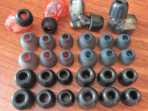 Memory Foam or Silicone Ear Tips Buds For 64 Audio 1964 Ears Headphones Quality