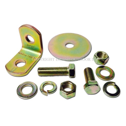 Seat Belt Mounting Bracket 5 6 Point Racing Harness Bolt 90 Deg Plate