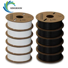 Kingroon 10KG 3D Printer Filament 1.75 mm PLA PETG Matte 10pcs 1KG Bundles Roll