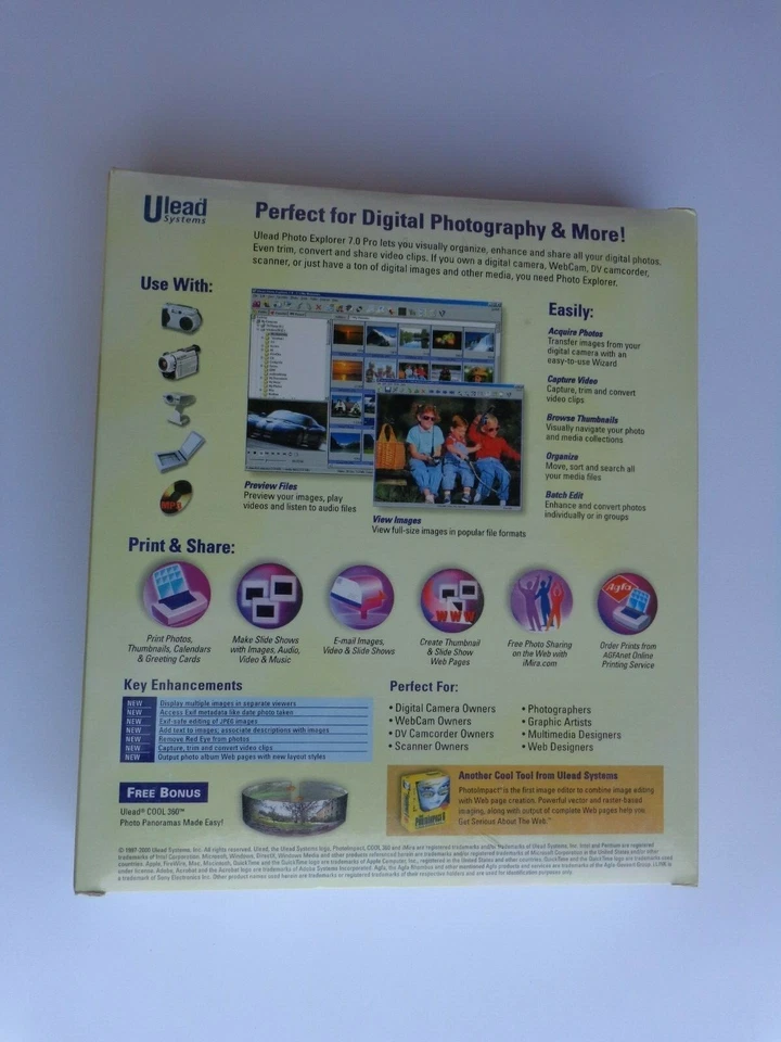 Ulead Photo Explorer 7.0 (New Factory Sealed Retail Box) - Image 2 of 4