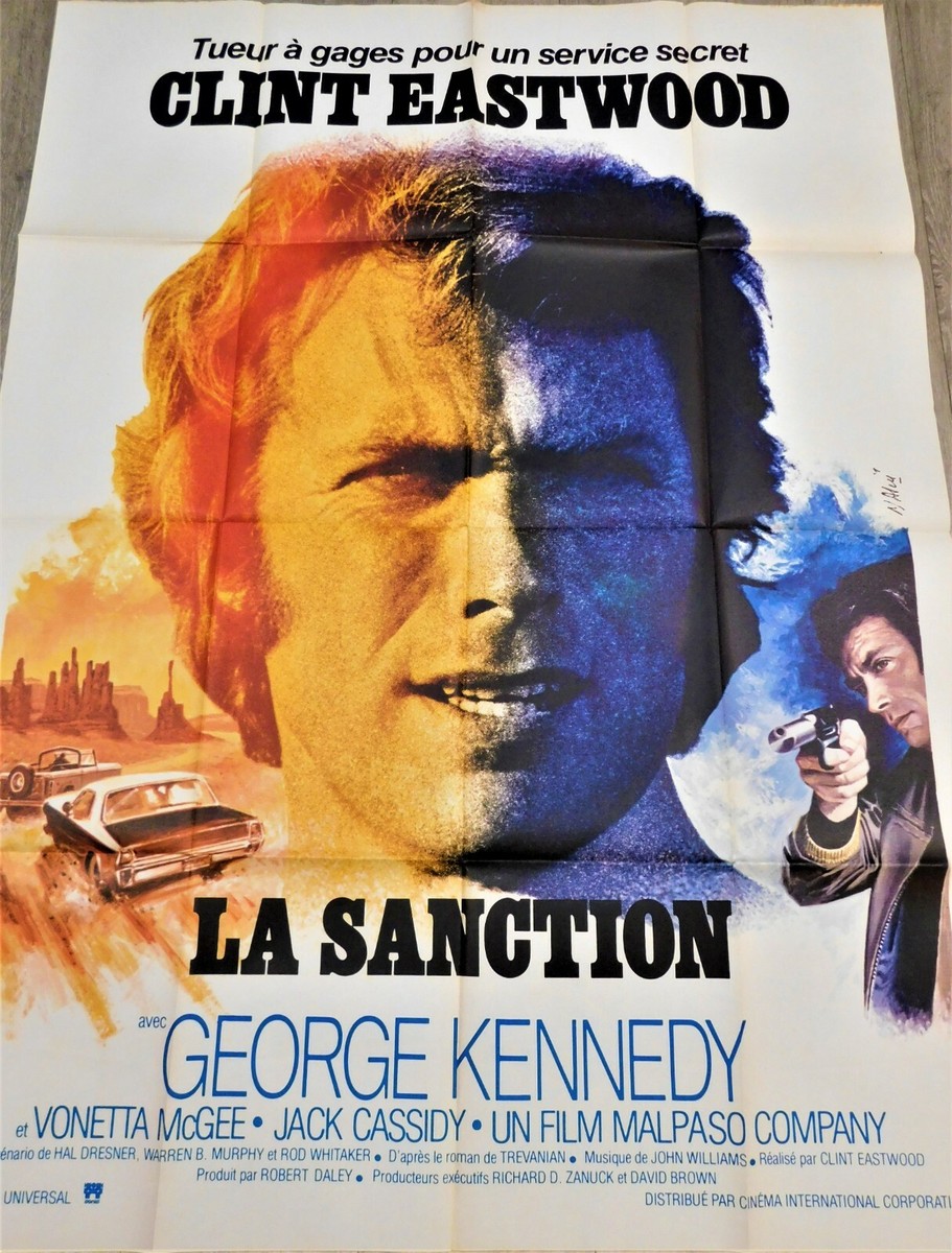 The Eiger Sanction *French Movie Poster Original 47