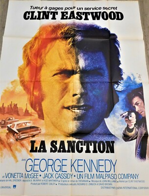 The Eiger Sanction *French Movie Poster Original 47