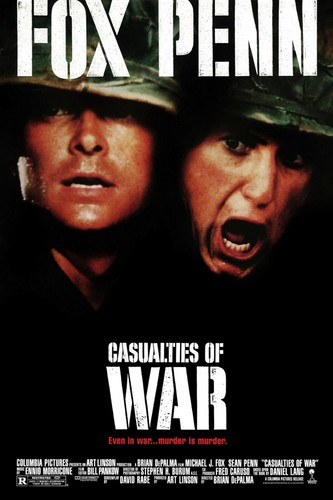 CASUALTIES OF WAR 1989 OFFICIAL ORIGINAL CINEMA MOVIE PRINT PREMIUM POSTER - Picture 2 of 6