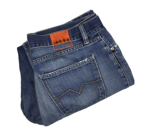 HUGO Boss Distressed Blue Denim Jeans 