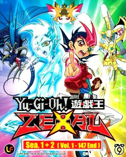 DVD Yu Gi Oh! Zexal Season 1+2 TV 1-147 End English
