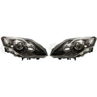 Halogen Scheinwerfer Set FüR Renault Laguna 08.07-> Schwarz H7/H7 Ohne Motor