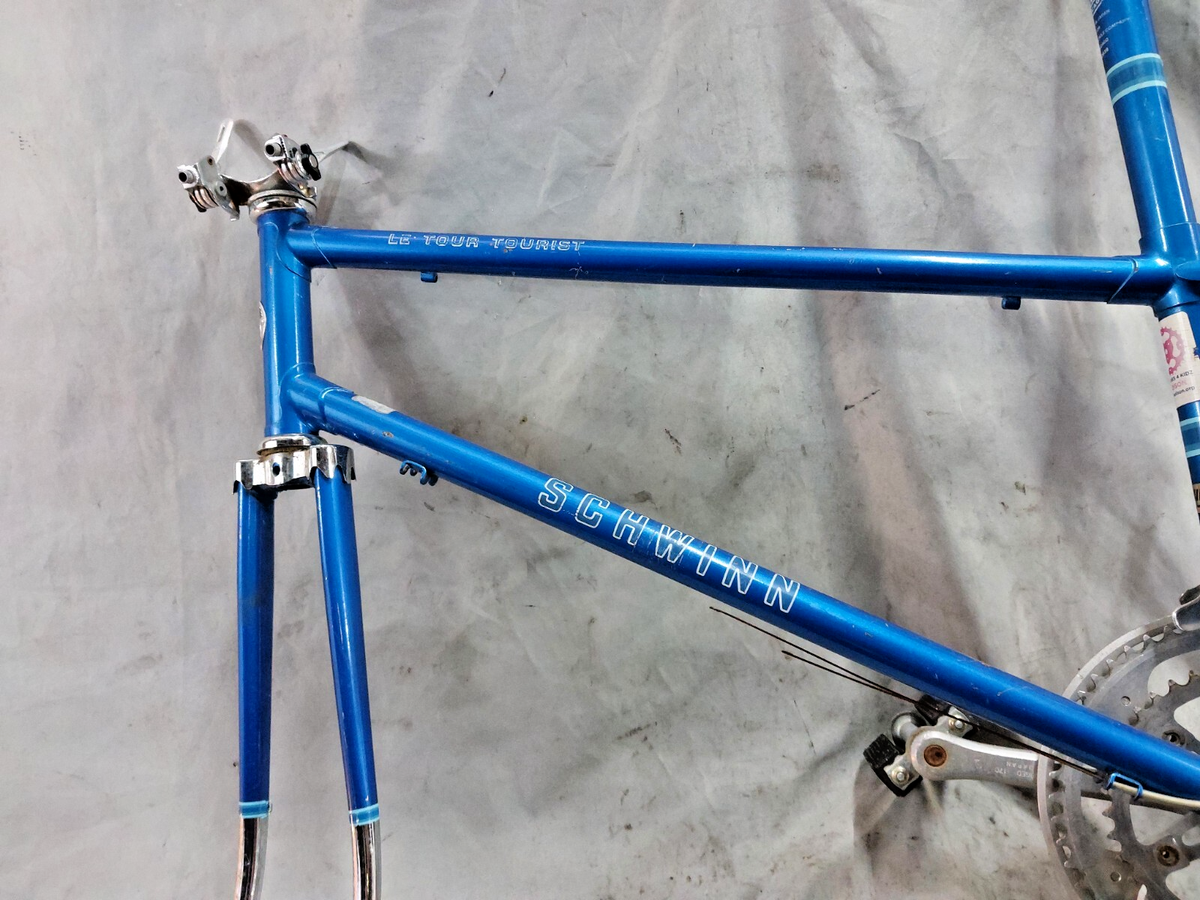 1979 Schwinn Le Tour Tourist Bike Frame Set Medium 57cm Lugged 