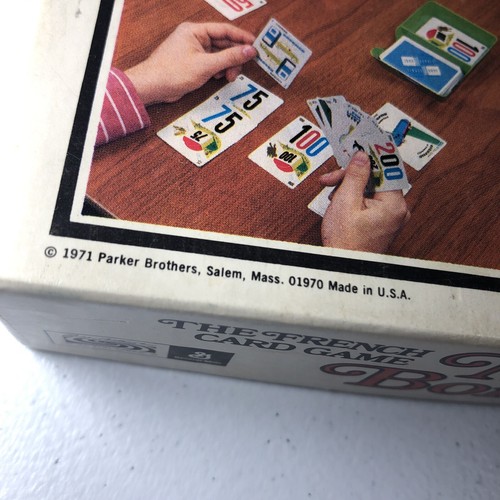 Vintage Mille Bornes Parker Brothers French Card Game 1971 Edition Complete - Picture 9 of 13