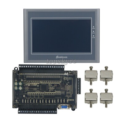 For Samkoon EA-070B 7'' HMI Touch Screen 800*480 + FX3U-32MT PLC Controller Board