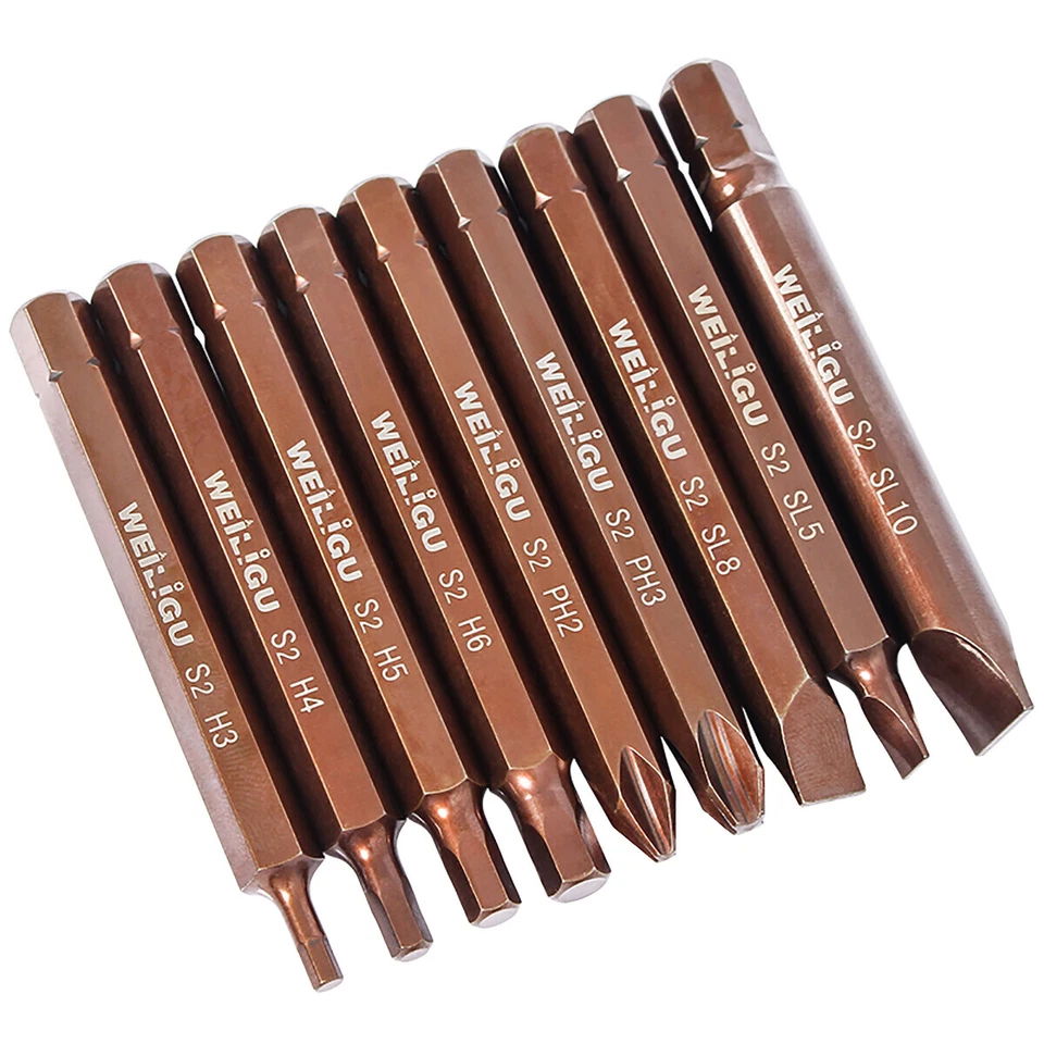 Magnetic Impact Driver Bit Phillips/ Hex/ Slot/ Screw Extractor Hex Shank 5/16" - Image 3 of 4