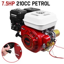 7.5HP 4 Stroke 210CC Gas Petrol Motor Rotovator Fuel Engine OHV Single Cylinder