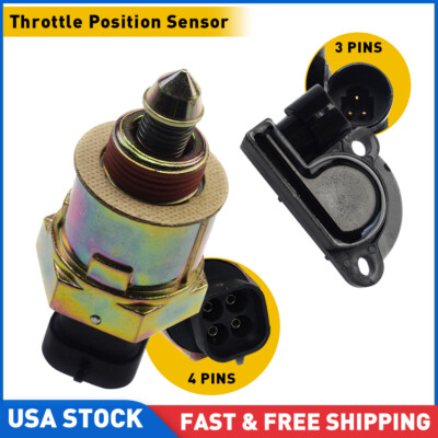 #ad #ad New Idle Air Control Valve amp; Throttle Position Sensor For Chevy GMC Olds Pontiac $18.04