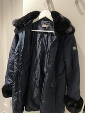 Punt Roma Dark Blue Women’s Coat, Size M