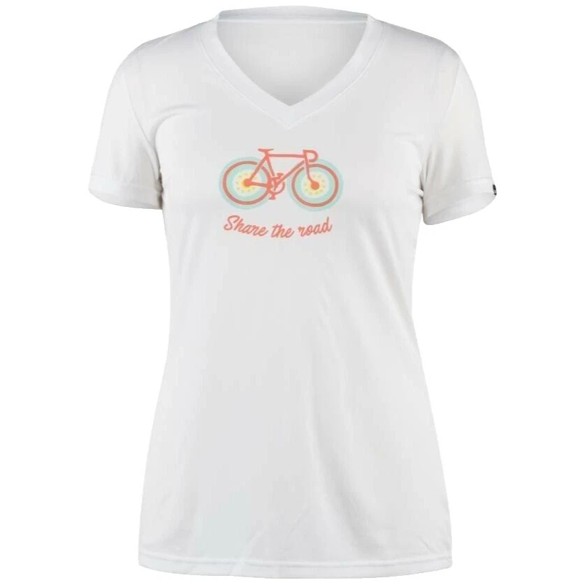 Polyester White Cycling Tops, T-Shirts & Jerseys