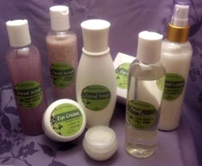 5 pc Set Natural Skin Care for Sensitive Acne Skin Complete System Facial Kit