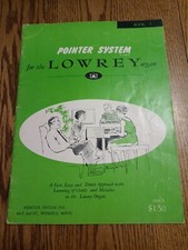 1957 Lowrey Organ Pointer System Book 5 Supplement Vintage Sheet Music-SHIP24HRS