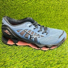 Scarpe da corsa sportive Mizuno Wave Prophecy 9 da uomo taglia 6,5 blu nere sneakers