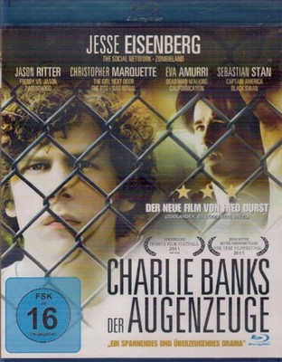 Charlie Banks - Der Augenzeuge -Jesse Eisenberg / Jason Ritter - Blu-ray - NEU