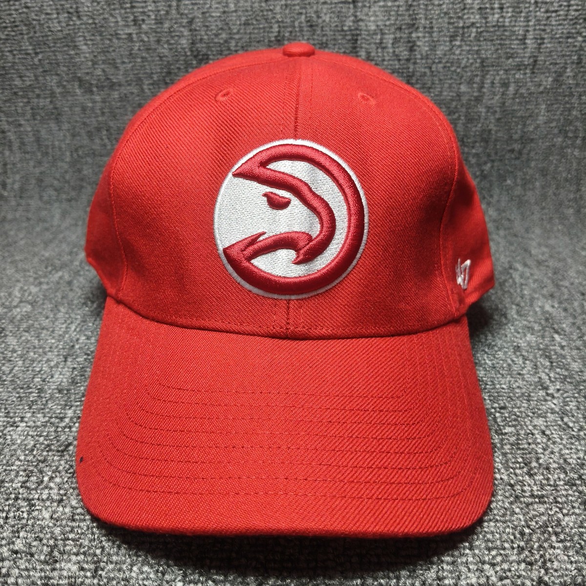 '47 Brand Atlanta Hawks Red Strapback Hat Cap NBA