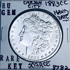 1883 CC BU GEM MORGAN SILVER DOLLAR UNC MS+++ U.S. MINT RARE KEY COIN 8782