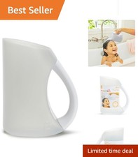 Soft Flexible Baby Bath Rinser Cup with Easy-Grip for Stress-Free Bathing