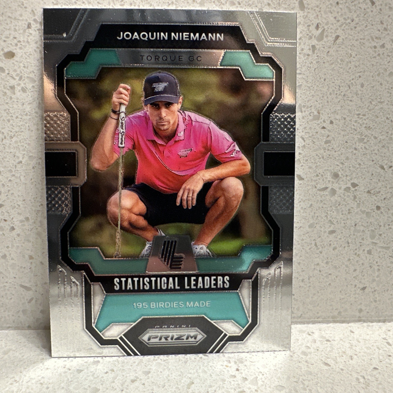 2024 Panini Prizm LIV Golf Joaquin Niemann Statistical Leaders Card