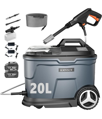 #ad Cordless Pressure Washer with 5.28 Gallon Tank Max 870 PSI 2 x 4.0Ah Battery $239.99