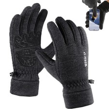 Winter Gloves Thermal Fleece Gloves TouchScreen Warm Skiing Mittens Windproof