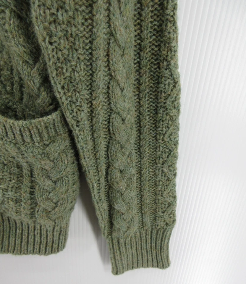 Ralph Lauren Polo Suéter Hombres Pequeño Lana Cachemira Pescador Chal Cárdigan NUEVO Foto 3 de 4