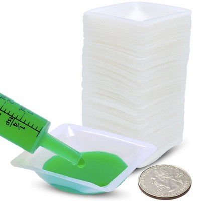 Weigh Boats Small 7ml 125 Pack Disposable Plastic Trays for Scale Anti-Static...