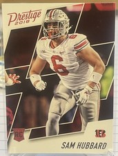 2018 Panini Prestige Sam Hubbard #262 RC Cincinnati Bengals Rookie