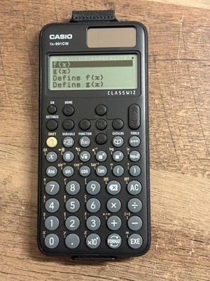 Mint Casio FX-9910CW Advanced Scientific Calculator Black