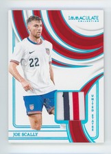 2024-25 Joe Scally Panini Immaculate Platinum USMNT Jersey Patch Soccer Card 1/1