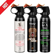 Feloiy 11 oz Bear Repellent Spray, Effective at 30 feet - 330g EPA Approved