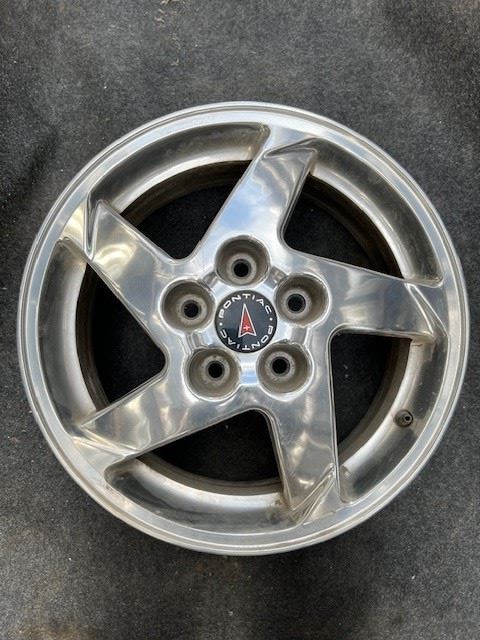Wheel 16x6-1/2 Aluminum 5 Spoke Polished Opt QP1 Fits 04 GRAND PRIX 187992