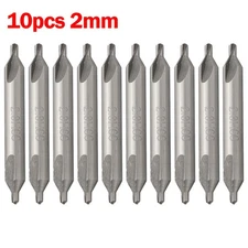 High Strength High Speed Steel Countersinks Set of 10 60 Degree Center Bits